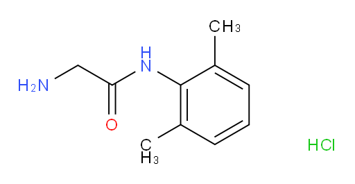 Acetamide, 2-amino-N-(2,6-dimethylphenyl)-, hydrochloride (1:1)