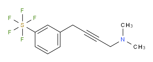 (N,N-Dimethyl-4-phenyl-2-butyn-1-amine)sulfur pentafluoride