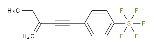 4-(3-methylenepent-1-yn-1-yl)(pentafluoromercapto)benzene