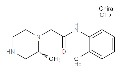 (R)-N-(2,6-dimethylphenyl)-2-(2-methylpiperazin-1-yl)acetamide