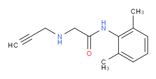 N-(2,6-dimethylphenyl)-2-(prop-2-yn-1-ylamino)acetamide