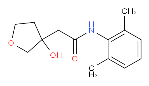 N-(2,6-dimethylphenyl)-2-(3-hydroxytetrahydrofuran-3-yl)acetamide