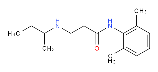 3-(sec-butylamino)-N-(2,6-dimethylphenyl)propanamide
