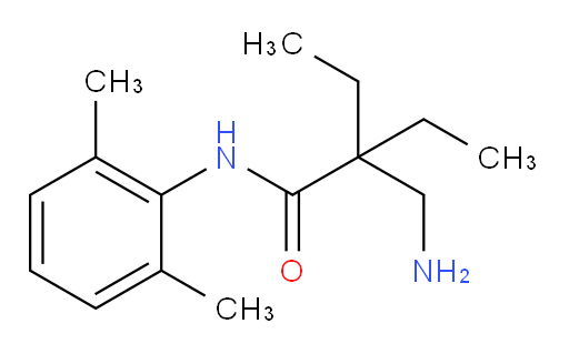 2-(aminomethyl)-N-(2,6-dimethylphenyl)-2-ethylbutanamide