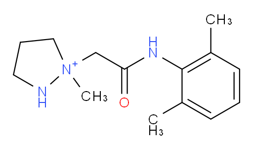 1-(2-((2,6-dimethylphenyl)amino)-2-oxoethyl)-1-methylpyrazolidin-1-ium