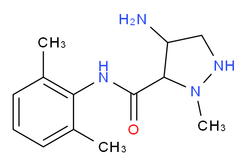 4-amino-N-(2,6-dimethylphenyl)-2-methylpyrazolidine-3-carboxamide