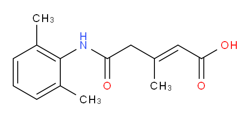 (E)-5-((2,6-dimethylphenyl)amino)-3-methyl-5-oxopent-2-enoic acid