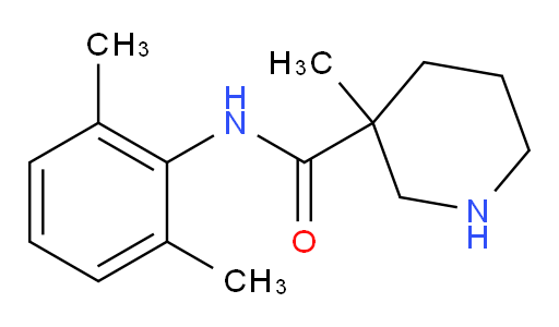N-(2,6-dimethylphenyl)-3-methylpiperidine-3-carboxamide