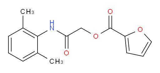 2-((2,6-dimethylphenyl)amino)-2-oxoethyl furan-2-carboxylate