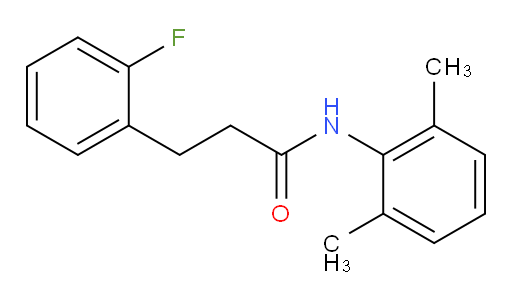 N-(2,6-dimethylphenyl)-3-(2-fluorophenyl)propanamide