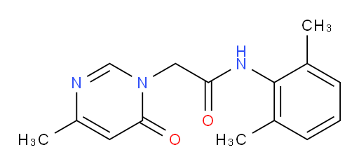 N-(2,6-dimethylphenyl)-2-(4-methyl-6-oxopyrimidin-1(6H)-yl)acetamide