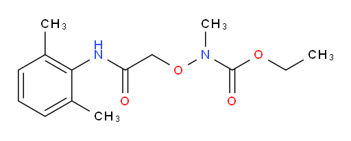ethyl 2-((2,6-dimethylphenyl)amino)-2-oxoethoxy(methyl)carbamate