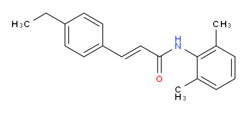 (E)-N-(2,6-dimethylphenyl)-3-(4-ethylphenyl)acrylamide
