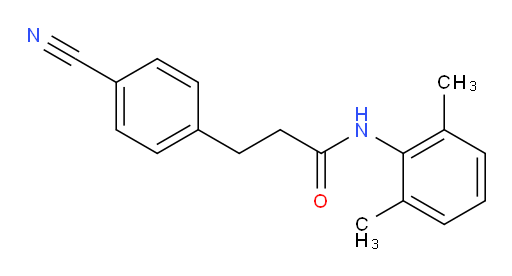 3-(4-cyanophenyl)-N-(2,6-dimethylphenyl)propanamide