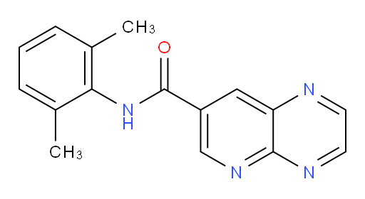 N-(2,6-dimethylphenyl)pyrido[2,3-b]pyrazine-7-carboxamide