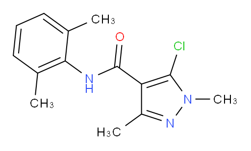 5-chloro-N-(2,6-dimethylphenyl)-1,3-dimethyl-1H-pyrazole-4-carboxamide