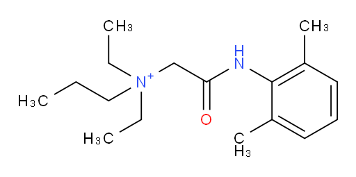 N-(2-((2,6-dimethylphenyl)amino)-2-oxoethyl)-N,N-diethylpropan-1-aminium