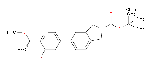 (S)-tert-butyl 5-(5-bromo-6-(1-methoxyethyl)pyridin-3-yl)isoindoline-2-carboxylate