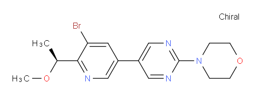 (S)-4-(5-(5-bromo-6-(1-methoxyethyl)pyridin-3-yl)pyrimidin-2-yl)morpholine