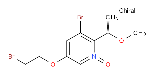 (S)-3-bromo-5-(2-bromoethoxy)-2-(1-methoxyethyl)pyridine 1-oxide
