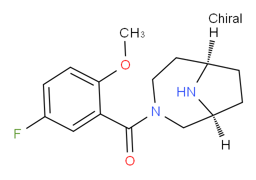 (1S,6R)-3,9-diazabicyclo[4.2.1]nonan-3-yl(5-fluoro-2-methoxyphenyl)methanone