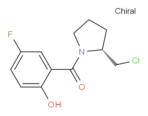 (R)-(2-(chloromethyl)pyrrolidin-1-yl)(5-fluoro-2-hydroxyphenyl)methanone
