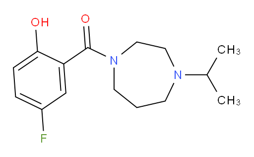 (5-fluoro-2-hydroxyphenyl)(4-isopropyl-1,4-diazepan-1-yl)methanone