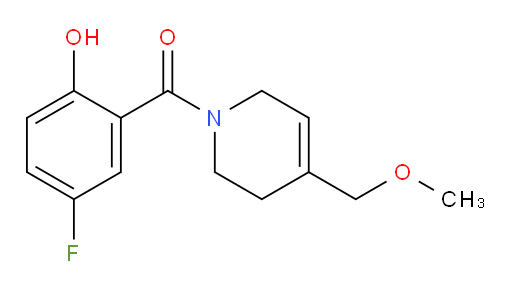 (5-fluoro-2-hydroxyphenyl)(4-(methoxymethyl)-5,6-dihydropyridin-1(2H)-yl)methanone