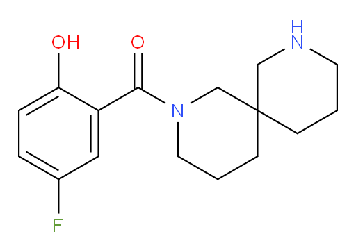 (5-fluoro-2-hydroxyphenyl)(2,8-diazaspiro[5.5]undecan-2-yl)methanone