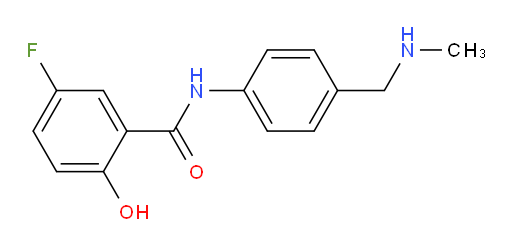 5-fluoro-2-hydroxy-N-(4-((methylamino)methyl)phenyl)benzamide
