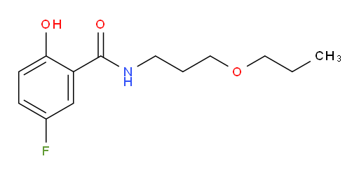 5-fluoro-2-hydroxy-N-(3-propoxypropyl)benzamide