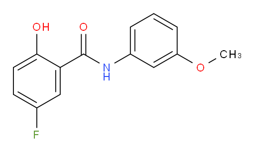 5-fluoro-2-hydroxy-N-(3-methoxyphenyl)benzamide