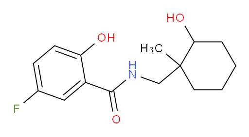 5-fluoro-2-hydroxy-N-((2-hydroxy-1-methylcyclohexyl)methyl)benzamide