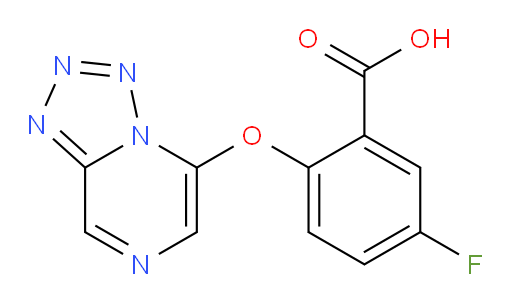 5-fluoro-2-(tetrazolo[1,5-a]pyrazin-5-yloxy)benzoic acid