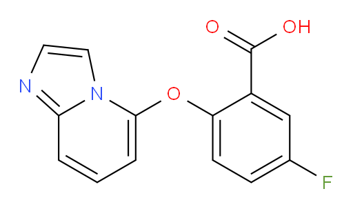 5-fluoro-2-(imidazo[1,2-a]pyridin-5-yloxy)benzoic acid