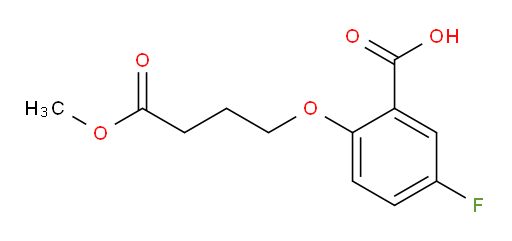 5-fluoro-2-(4-methoxy-4-oxobutoxy)benzoic acid