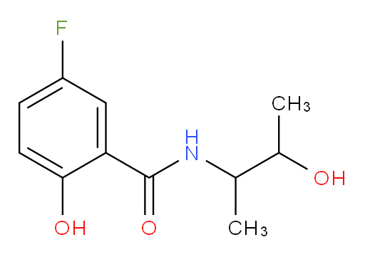 5-fluoro-2-hydroxy-N-(3-hydroxybutan-2-yl)benzamide