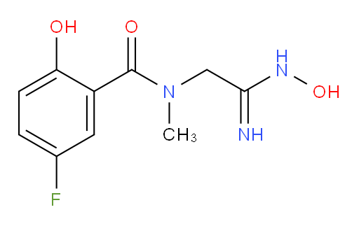 5-fluoro-2-hydroxy-N-(2-(hydroxyamino)-2-iminoethyl)-N-methylbenzamide