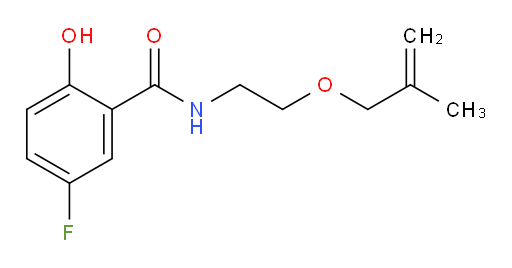 5-fluoro-2-hydroxy-N-(2-((2-methylallyl)oxy)ethyl)benzamide