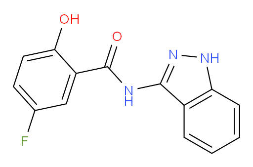 5-fluoro-2-hydroxy-N-(1H-indazol-3-yl)benzamide