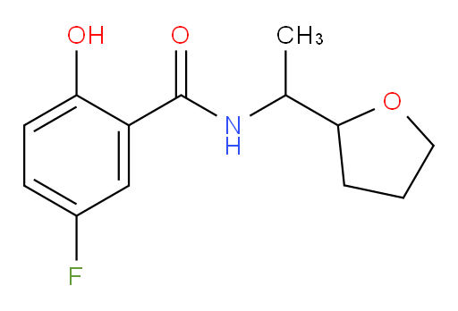5-fluoro-2-hydroxy-N-(1-(tetrahydrofuran-2-yl)ethyl)benzamide