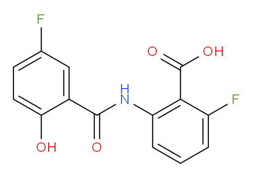 2-fluoro-6-(5-fluoro-2-hydroxybenzamido)benzoic acid