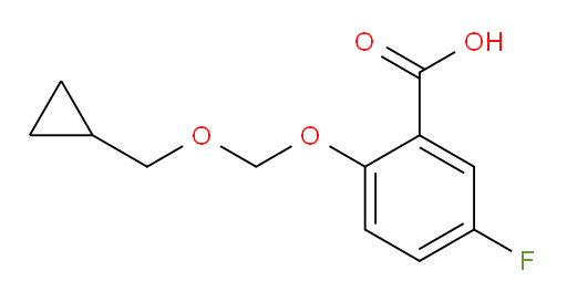 2-((cyclopropylmethoxy)methoxy)-5-fluorobenzoic acid