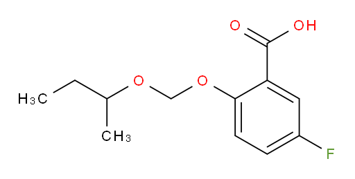 2-(sec-butoxymethoxy)-5-fluorobenzoic acid