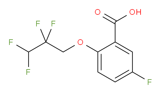 5-fluoro-2-(2,2,3,3-tetrafluoropropoxy)benzoic acid