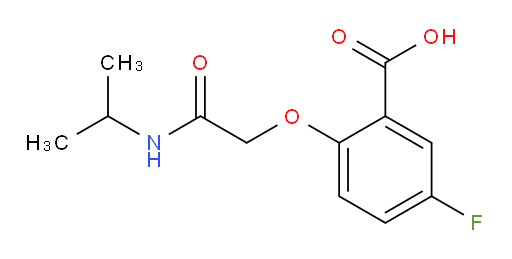 5-fluoro-2-(2-(isopropylamino)-2-oxoethoxy)benzoic acid