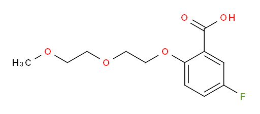 5-fluoro-2-(2-(2-methoxyethoxy)ethoxy)benzoic acid
