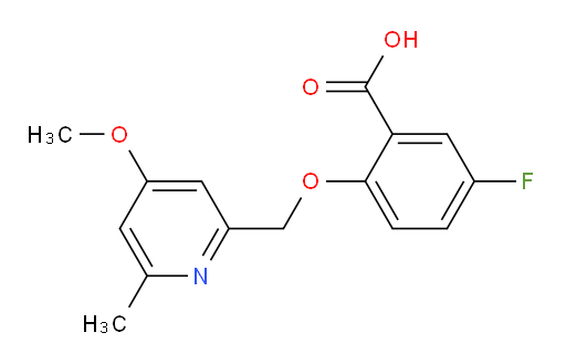 5-fluoro-2-((4-methoxy-6-methylpyridin-2-yl)methoxy)benzoic acid