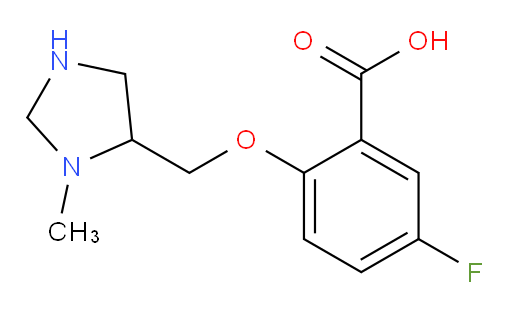 5-fluoro-2-((3-methylimidazolidin-4-yl)methoxy)benzoic acid