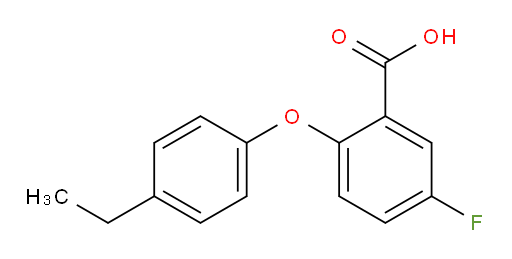 2-(4-ethylphenoxy)-5-fluorobenzoic acid